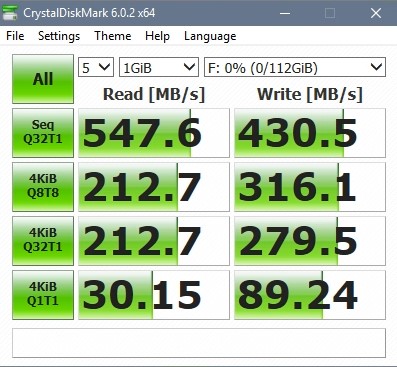 Test nhanh SSD Kingston A400 SA4000