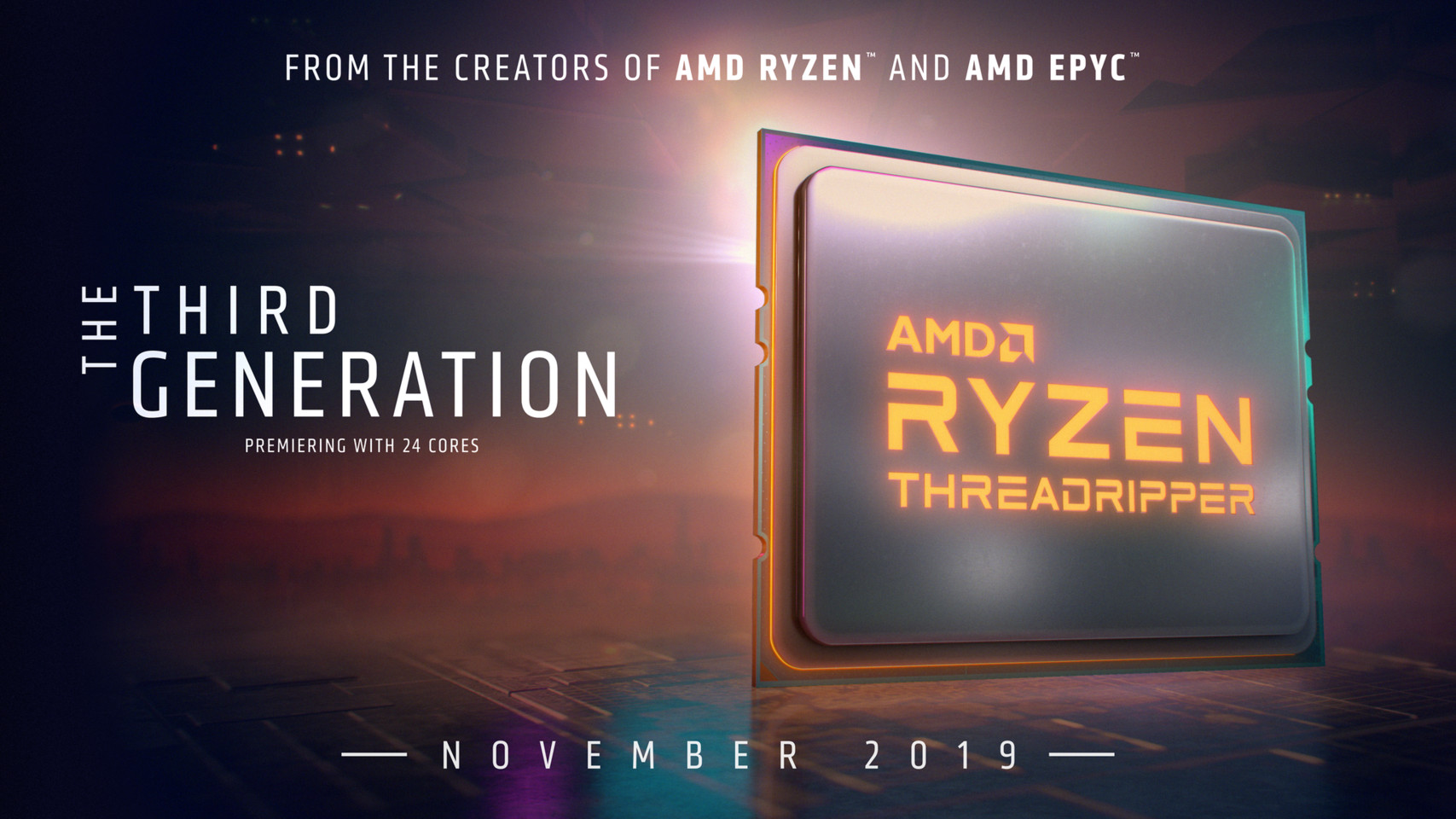 Ra mắt AMD Ryzen Threadripper trong tháng 11 2019