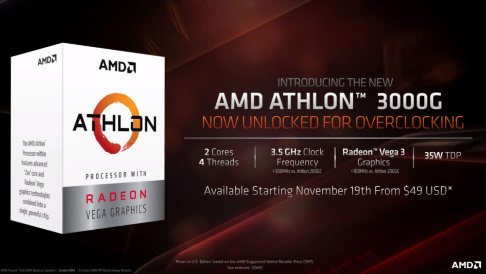Giới thiệu Athlon-3000G