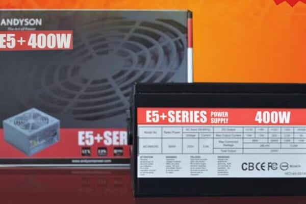 Nguồn máy tính PSU Andyson E5+ 400W tin hoc dai viet 1 Nguồn máy tính PSU Andyson E5+ 400W tin hoc dai viet 1
