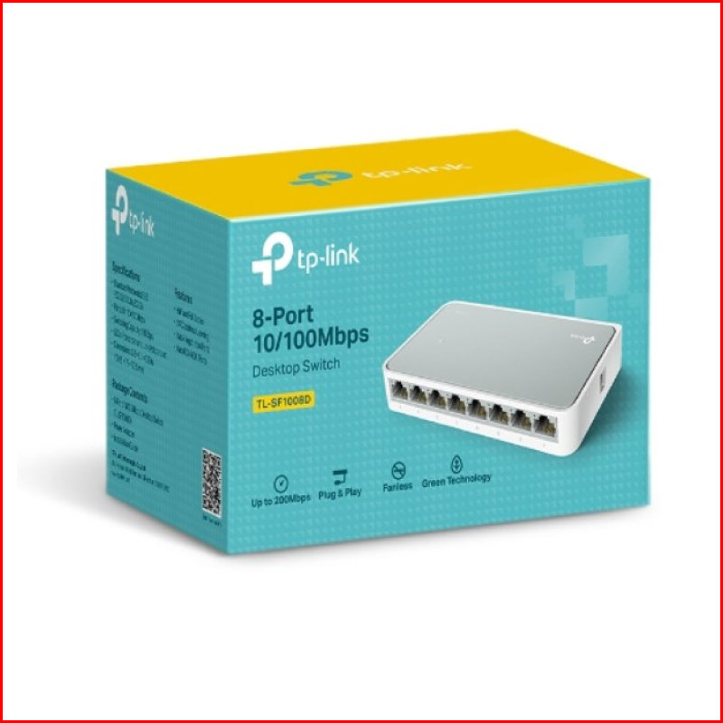 Switch TPlink TL-SF1008D - Bộ chia tín hiệu để bàn 8 cổng tin hoc dai viet