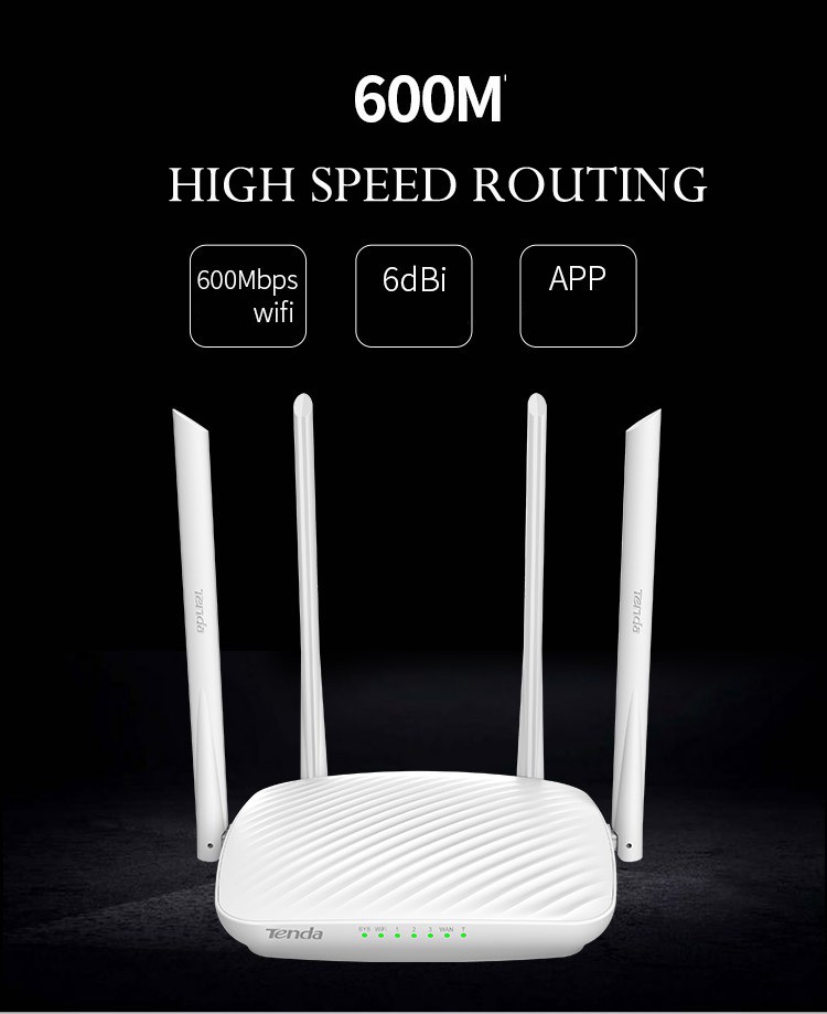 Tenda F9 600 Bộ định tuyến Router Wifi chuẩn N 600 Mbps tin hoc dai viet 3
