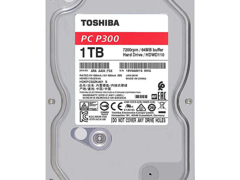 Ổ cứng HDD Toshiba P300 1TB tin hoc dai viet