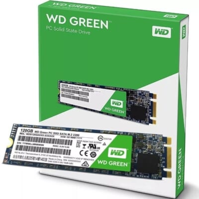 Ổ cứng SSD Western Digital Green 120GB M2 (545 MBs BH 3 năm)