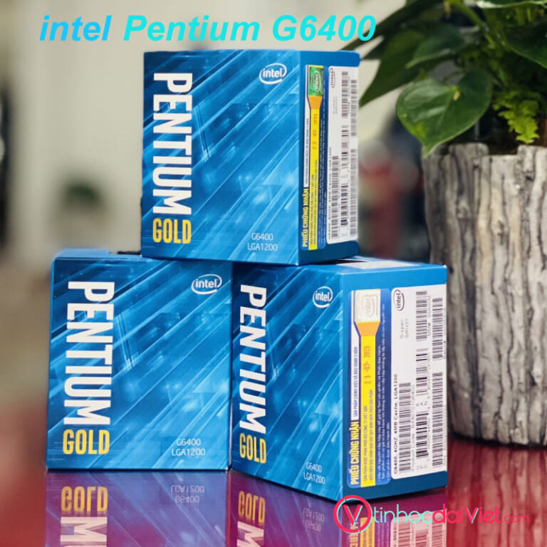 CPU Intel Pentium Gold G6400 Chính Hãng (2 Core 4 Thread / 4 GHz / UHD ...