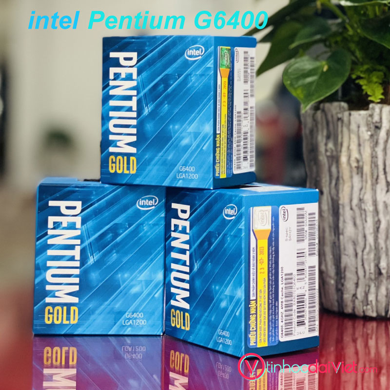 intel pentium G6400 intel thế hệ 10 gen 10 2