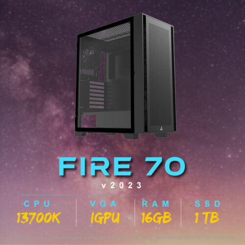 PC Van Phong Dai Viet FIRE 70 v2023 Intel Core i7 13700K B760M 16GB 1TB NVMe