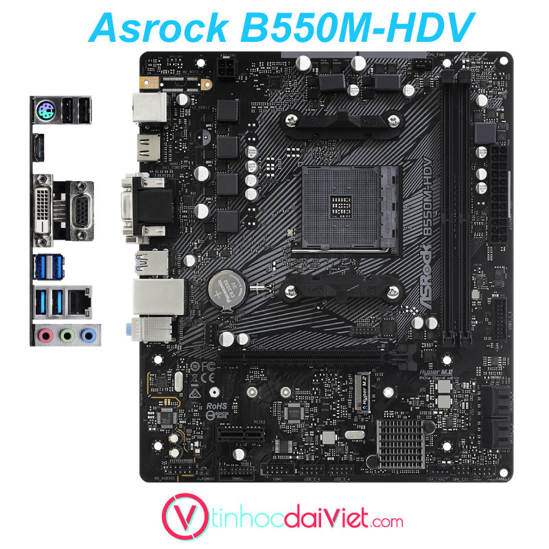 Mainboard Asrock B550M HDV Socket AMD AM4 3
