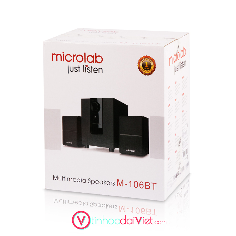 Loa Bluetooth Microlab M 106BT 2.1 10W RMSBluetooth 3.5Audio 3