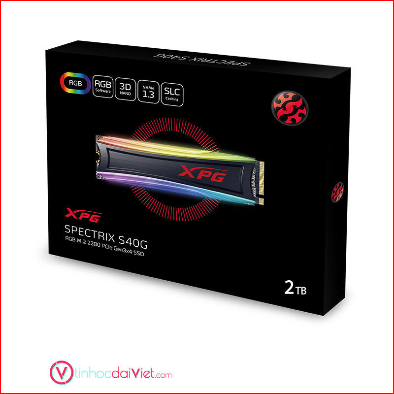 O Cung SSD Adata XPG SPECTRIX S40G RGB 2 TB