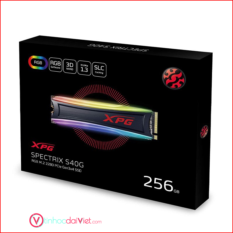 O Cung SSD Adata XPG SPECTRIX S40G RGB 256 GB