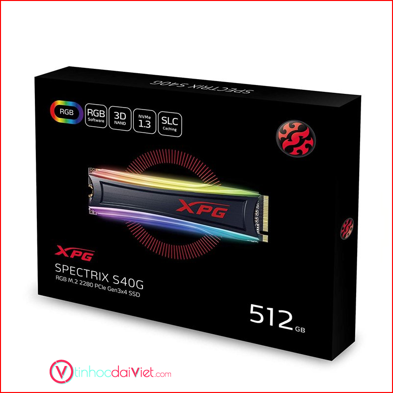 O Cung SSD Adata XPG SPECTRIX S40G RGB 512 GB