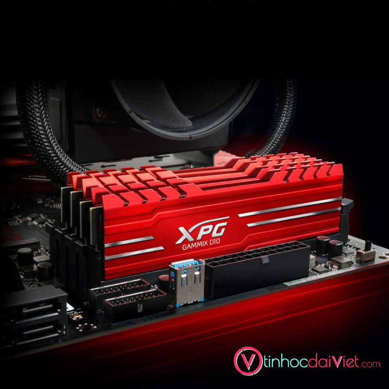 RAM Desktop Adata DDR4 XPG GAMMIX D10 8GB 3000 RED 2