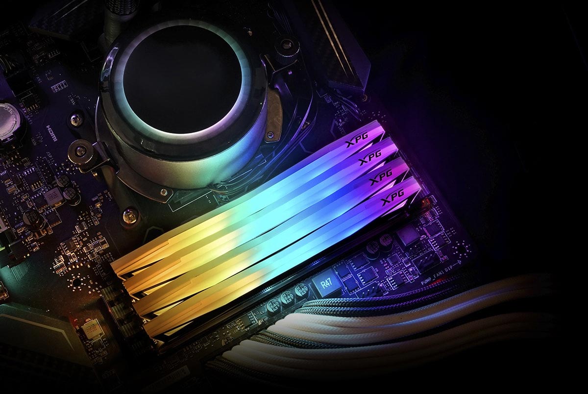 RAM Desktop Adata DDR4 XPG SPECTRIX D60 LED 16GB 32GB 5