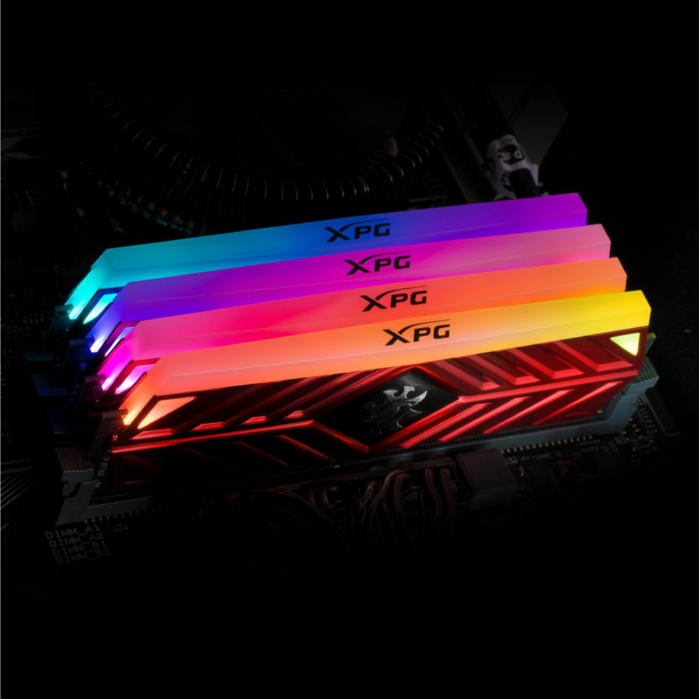 RAM PC ADATA DDR4 XPG SPECTRIX D41 16GB 28G 32GB216G 3000 RED RGB 11 Copy