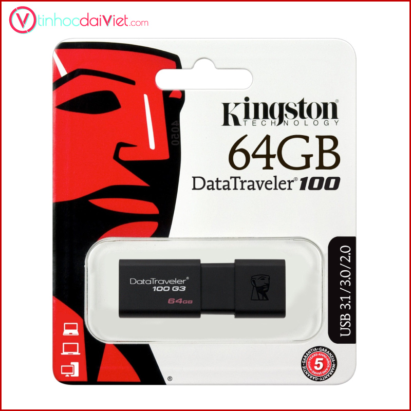 USB Kingston 64GB DT100 G3 2