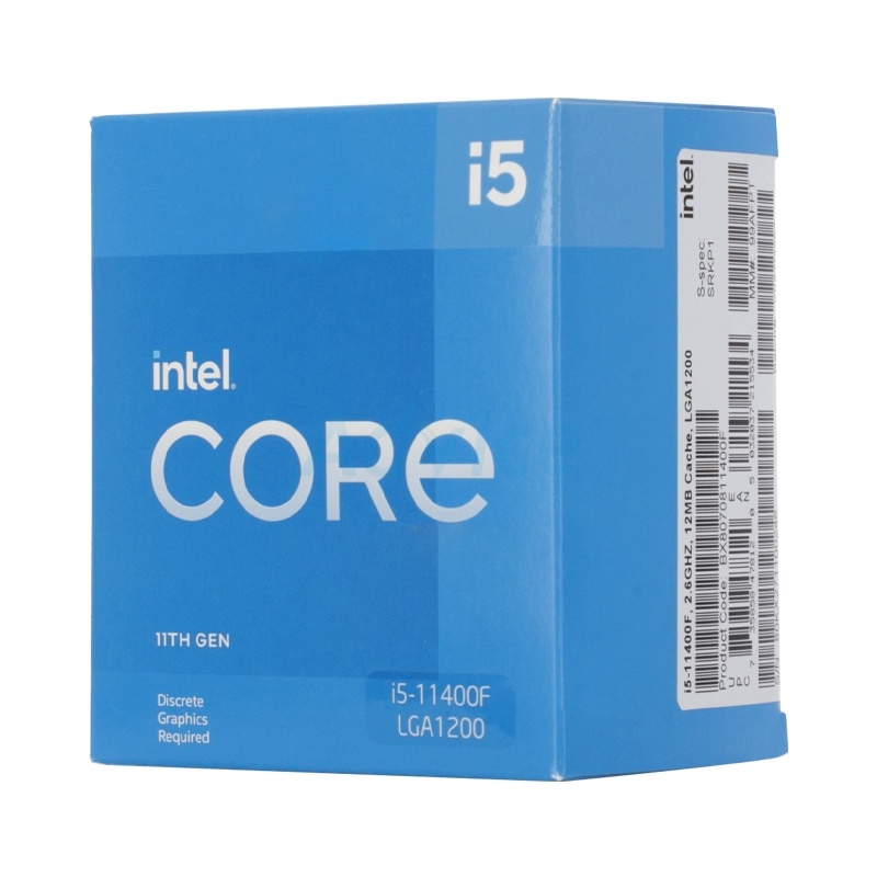 CPU Intel Core I5 11400 11400f Gen11 Rocket Lake 6C 12T2.6 4.4GHzDDR4 3200