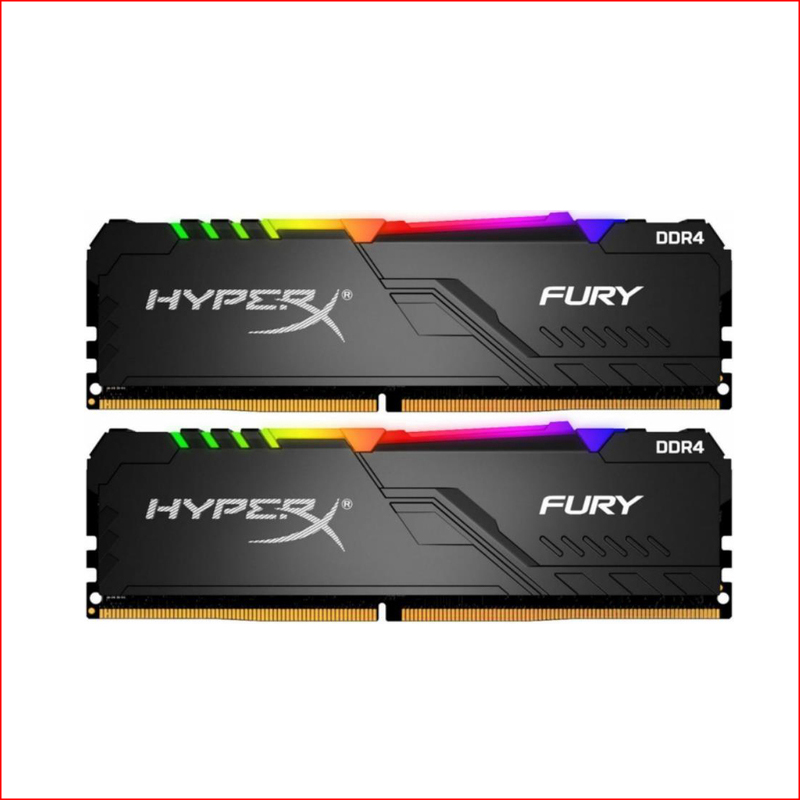 RAM DDR4 Kingston Hyper X Fury 16GB 32GB 3200MHz RGB 1