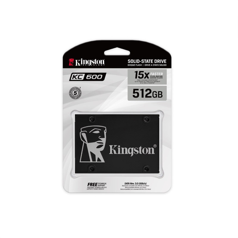 SSD Kingston KC600 512GB Sata 3.0