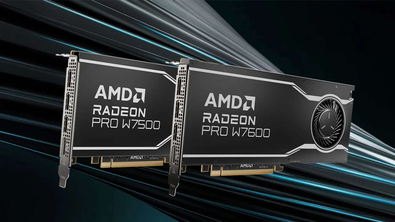 AMD Ra Mat GPU AMD Radeon Pro W7600 Va W7500 Card Danh Cho Workstation 1