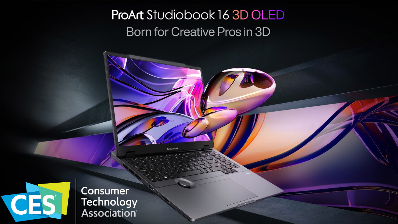 Asus Tich Hop Cong Nghe Glasses free 3D Vao Laptop ProArt StudioBook 16 3D 2