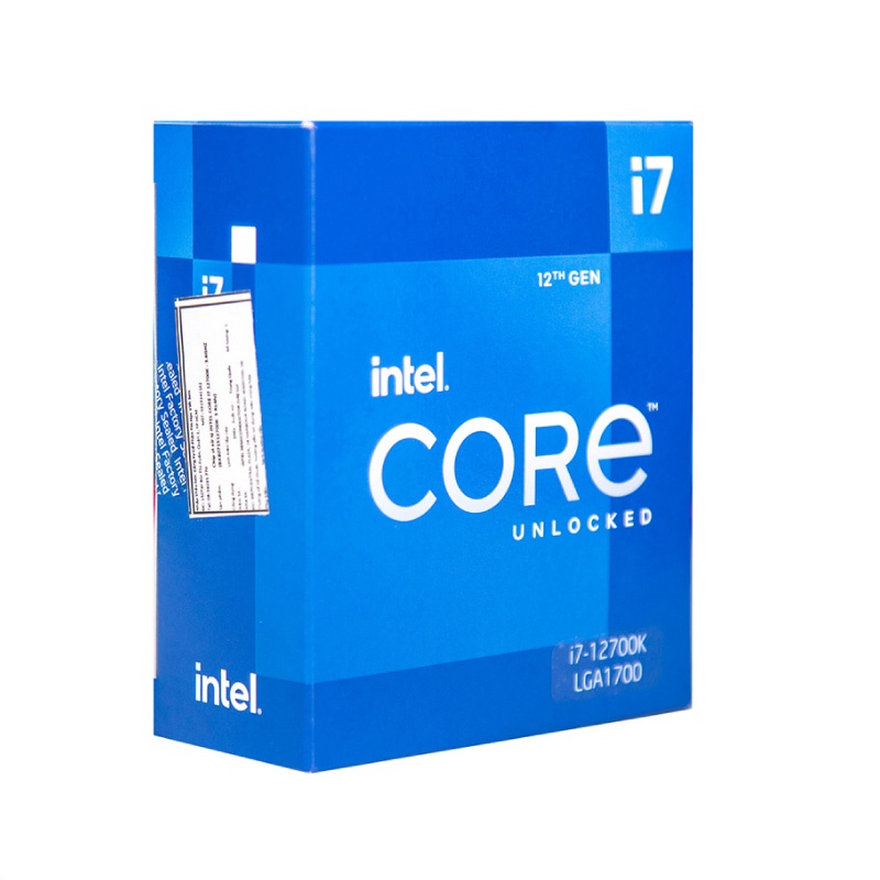 CPU intel Core i7 12700K 3.8 GHz Up To 5.0 GHz12C20T125W