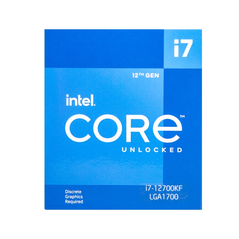 CPU intel Core i7 12700KF 3.8 GHz Up To 5.0 GHz12C20T125W