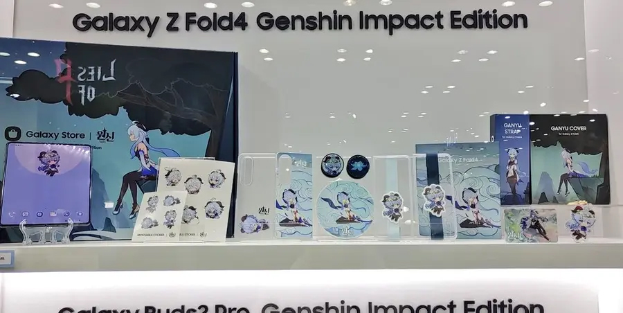 Galaxy Z Fold 4 Va Buds 2 Pro Phien Ban Genshin Impact Duoc Samsung Tiet Lo 3