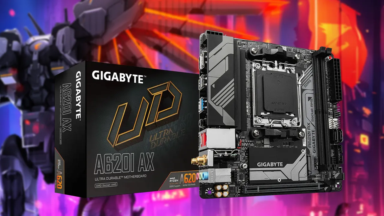 Gigabyte Cho Ra Mat Mainboard AMD A620 Mini ITX 3