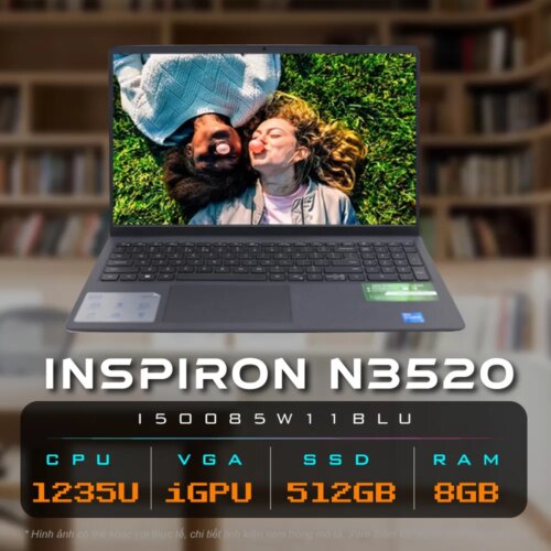 Laptop Dell Inspiron 3520 N3520 i5U085W11BLU i5 1235U8GB512GB 15.6 FHD 1 1