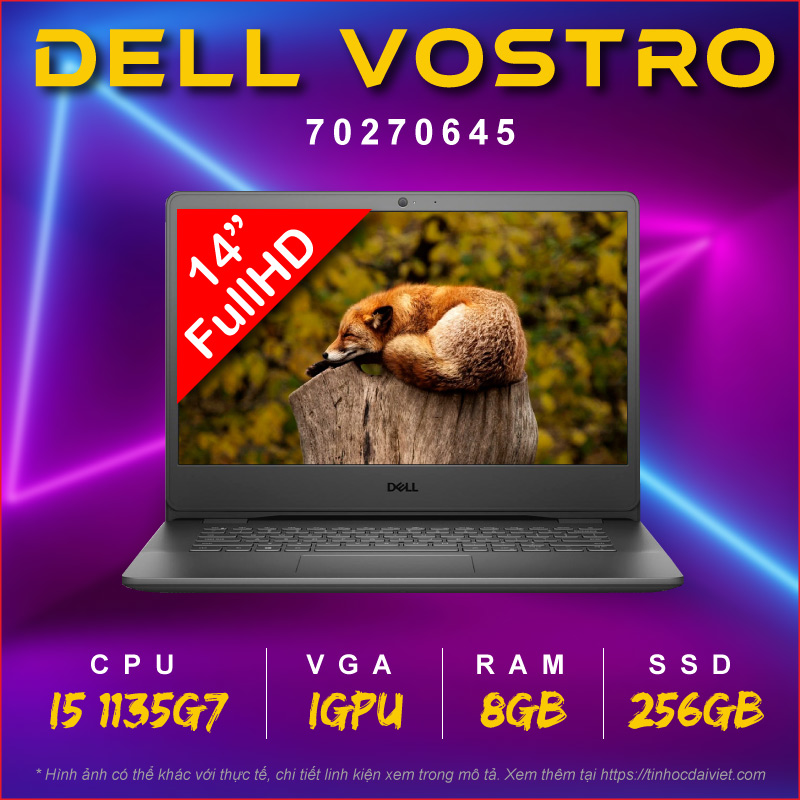 Laptop Dell Vostro 3400 70270645 i5 1135G78GB256GB 1