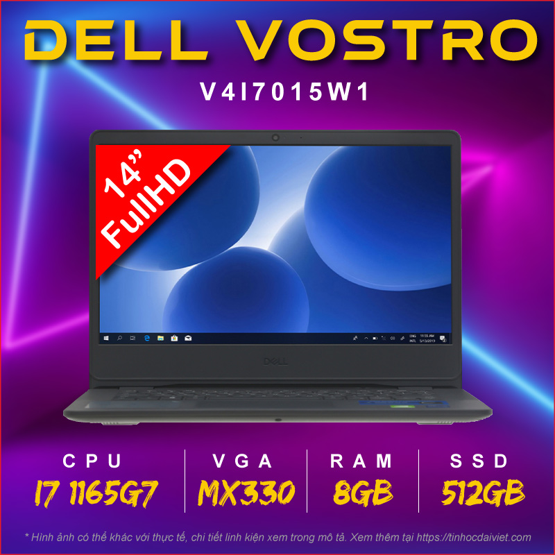 Laptop Dell Vostro 3400 V4I7015W1 i7 1165G78GB512GB 1