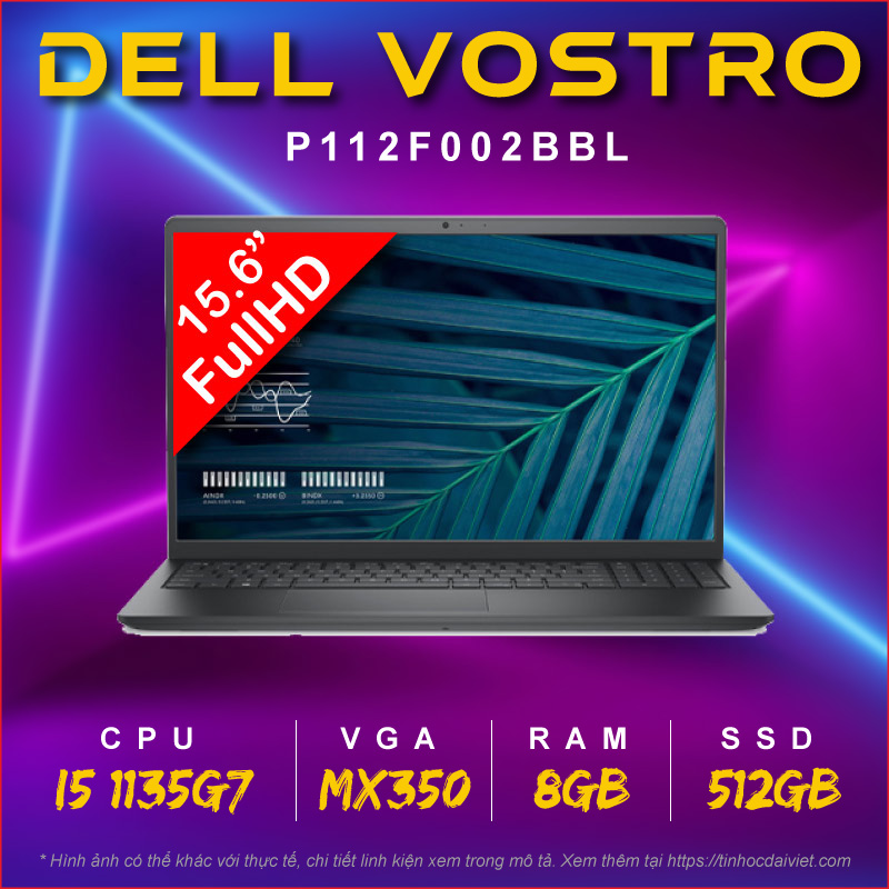 Laptop Dell Vostro 3510 P112F002BBL i5 1135G78GB512GB