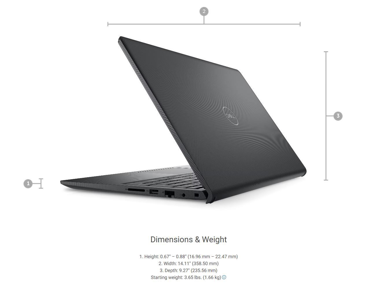 Laptop Dell Vostro 3520 5M2TT2 Chinh Hang i5 1235U 8GB 512GB