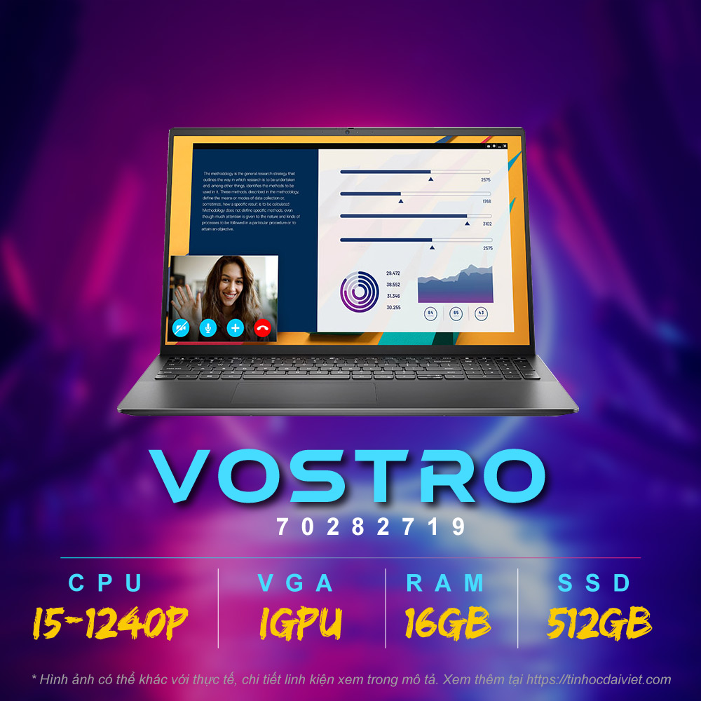 Laptop Dell Vostro 5620 70282719 Chinh Hang i5 1240P 16GB 512GB 1 1