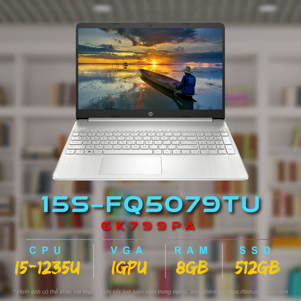 Laptop HP 15s fq5104TU 6K7E4PA i7 1255U8GB512GB