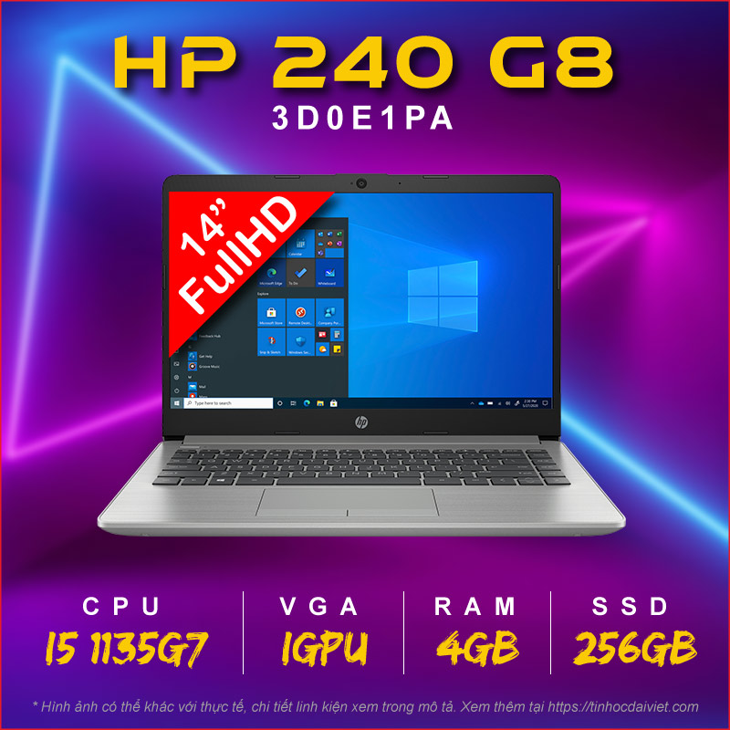 Laptop HP 240 G8 3D0E1PA 020622