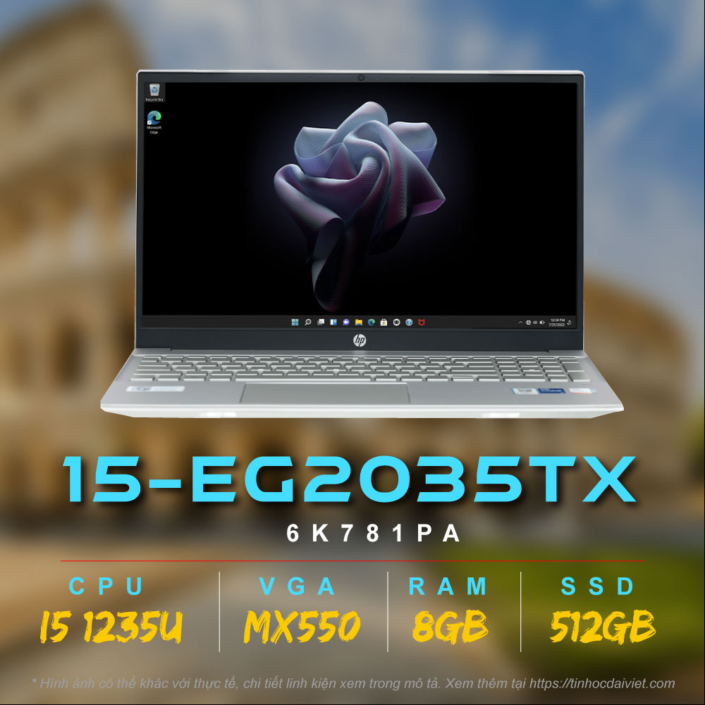 Laptop HP Pavilion 15 eg2035TX 6K781PA Chinh Hang i5 1235U16GB512GBMX550Bac 3