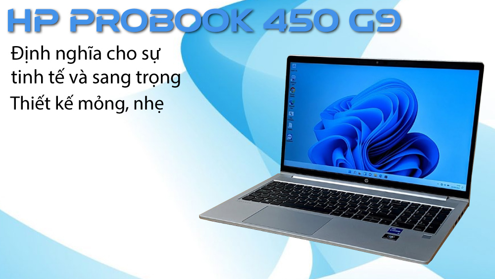 Laptop HP ProBook 450 G9 6M107PA i7 1260P16GB512GB15.6 FHDBac 2