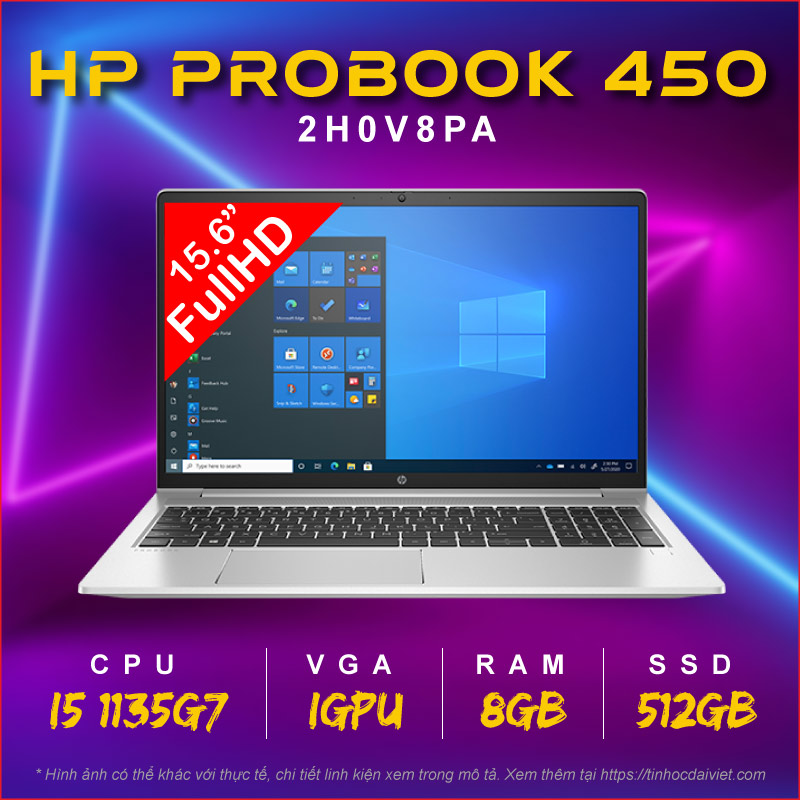 Laptop HP Probook 450 G8 2H0V8PA 020622