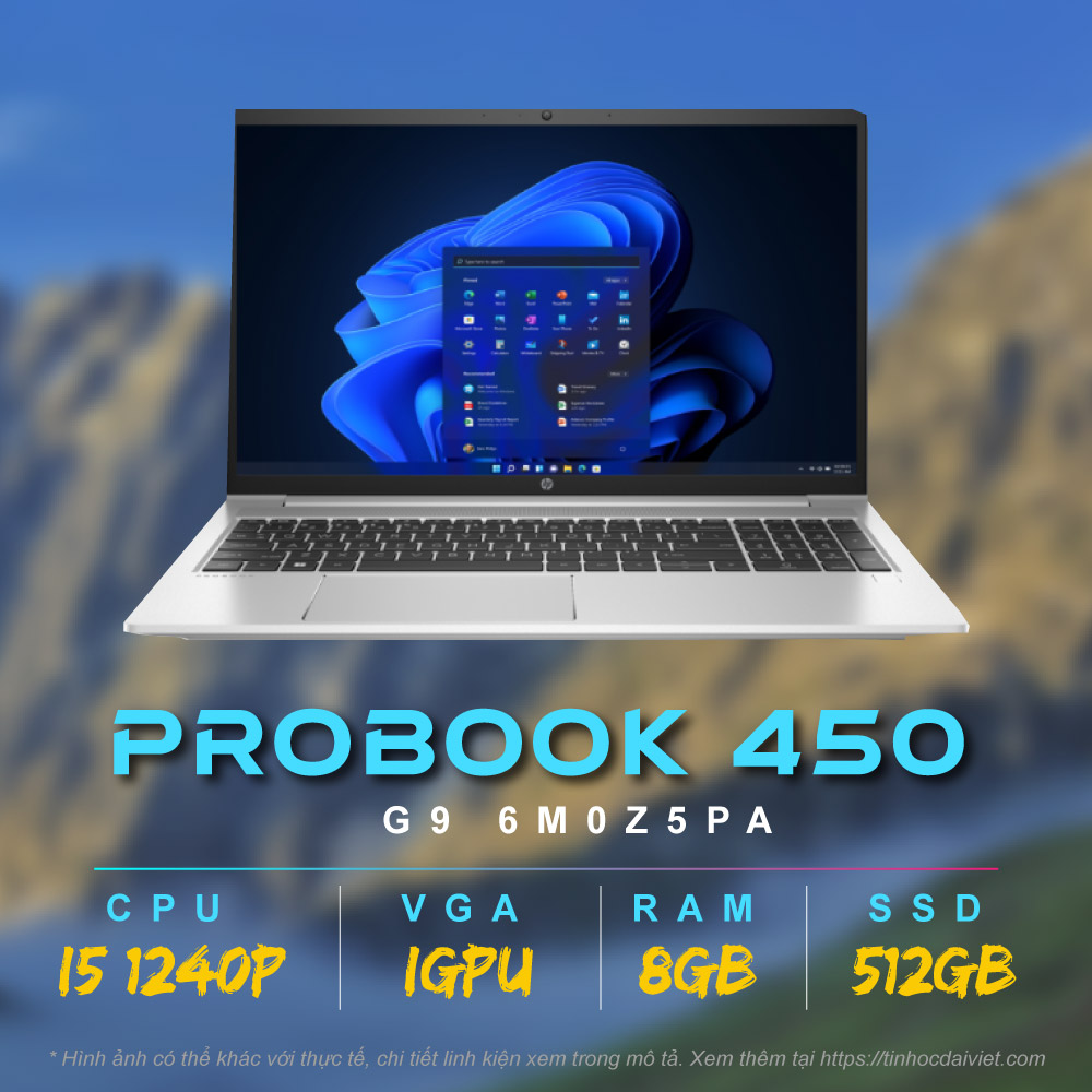 Laptop HP Probook 450 G9 6M0Z5PA Chinh Hang 15.6 FHDi5 1240p512GB8GB