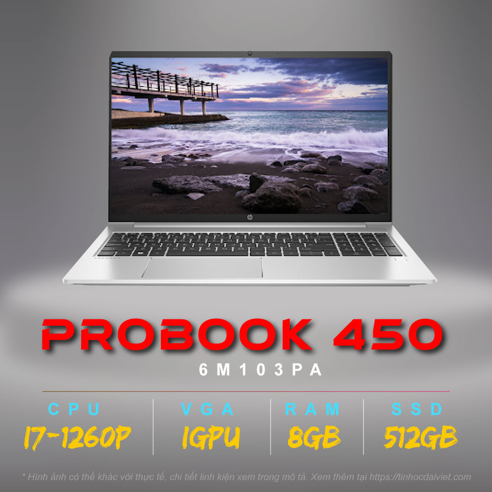 Laptop HP Probook 450 G9 6M103PA Chinh Hang i7 1260P512GB8GB15.6FHD 2