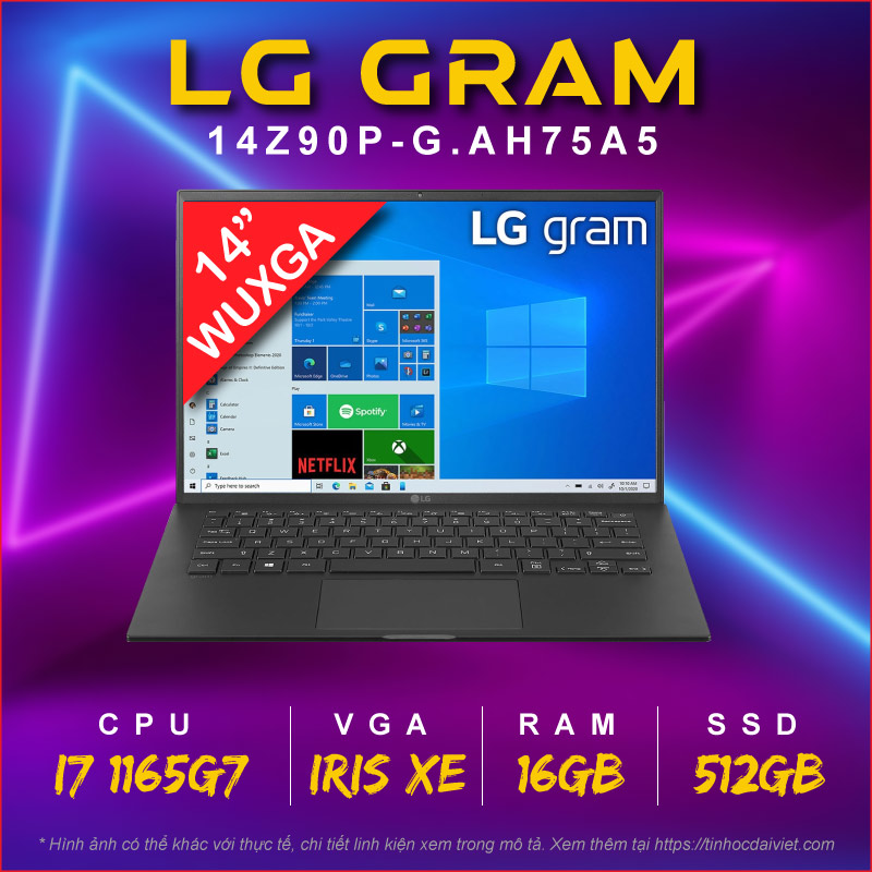 Laptop LG Gram 14Z90P G.AH75A5 020622