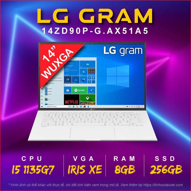 Laptop LG Gram 14ZD90P G.AX51A5 2