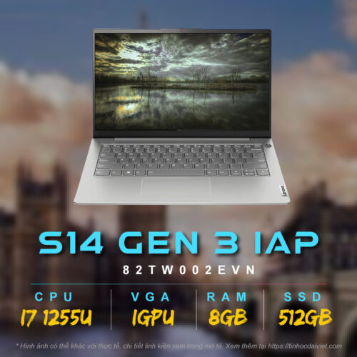 Laptop Lenovo S14 G3 IAP 82TW002EVN i7 1255U8GB512GB14 inch 1