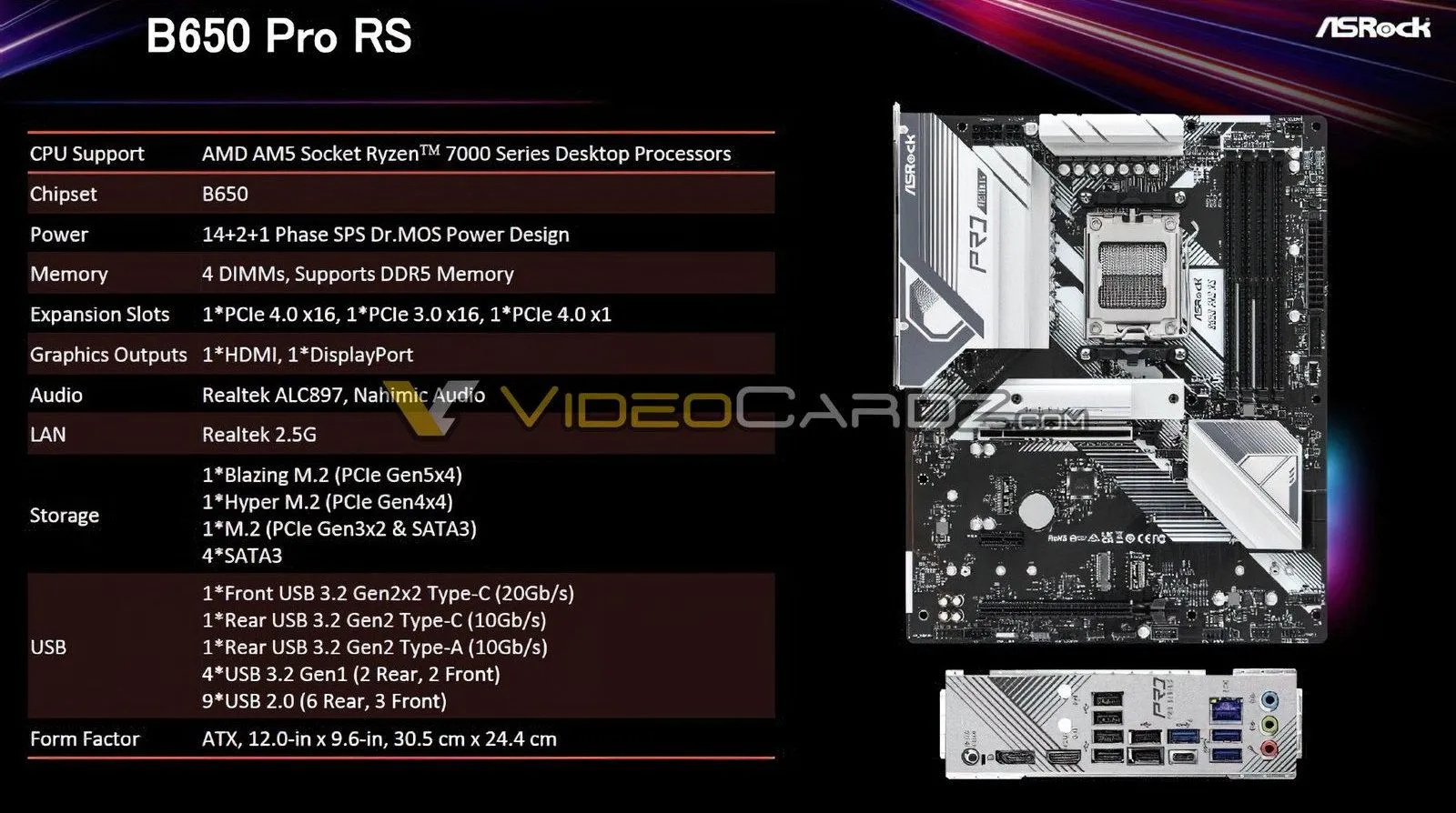 Mainboard AMD Asrock B650 Va B650E Bi Ro Ri 3