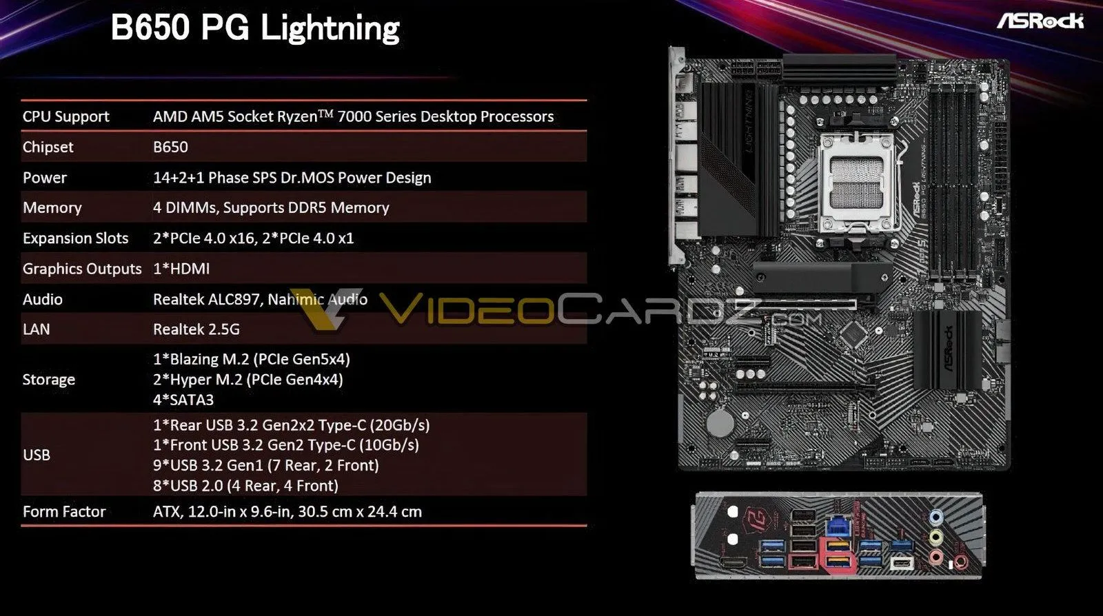 Mainboard AMD Asrock B650 Va B650E Bi Ro Ri 4