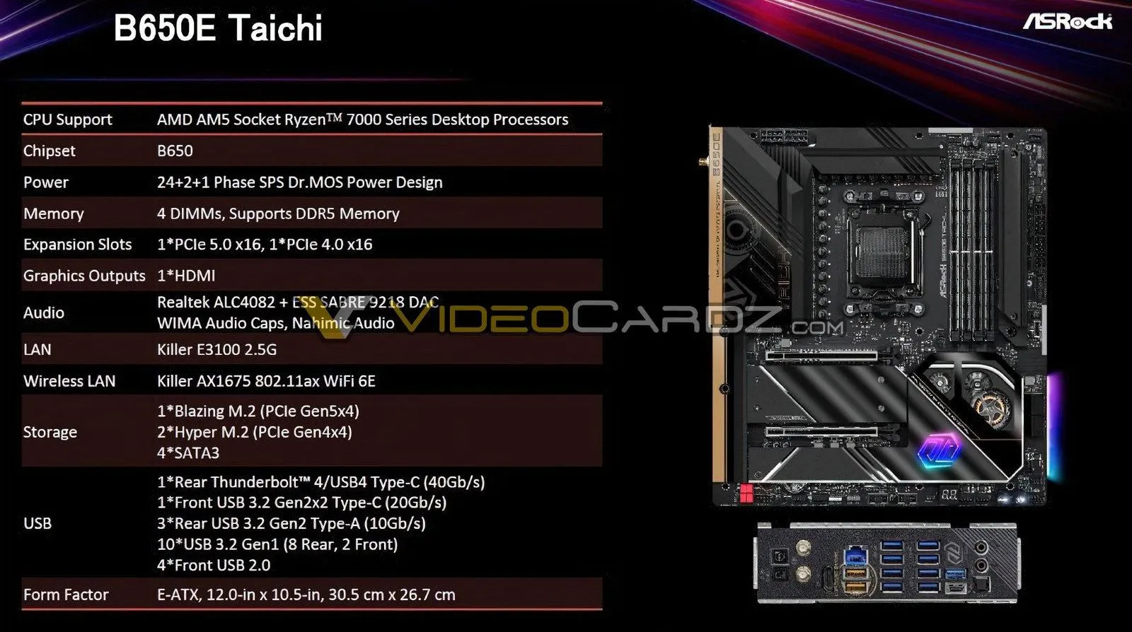 Mainboard AMD Asrock B650 Va B650E Bi Ro Ri 7