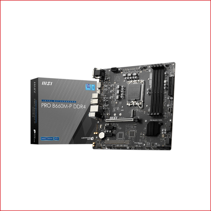 Mainboard MSI B660M P Pro DDR4 DDR44 Khe RamSocket LGA 1700mATX 6