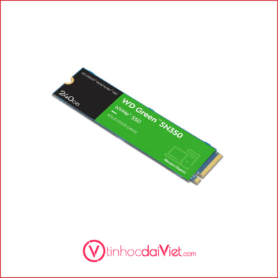 O Cung SSD Green SN350 240GB M.2 NVMe WDS240G2G0C PCIeR2400MBsW900MSsGen3x4 3